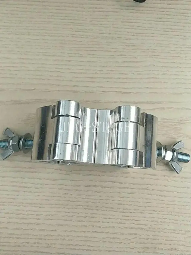 Alt view image 3 of 3 - Stage Light Fold Hook Clamp Aluminum Steel Professional Equipment Led Stage Light Truss Dj Club Double Loop Buckle