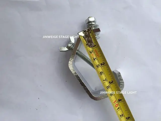 Alt view image 2 of 3 - 10pcs/Lot Aluminium Material Clamp 30-45mm 15KG Stage Light Hook LED Par Light Clamp H010A