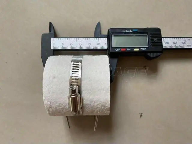 Alt view image 3 of 3 - Thermal Insulation Cotton Sil Pad For Stage Spark Sparkle Machine Heater
