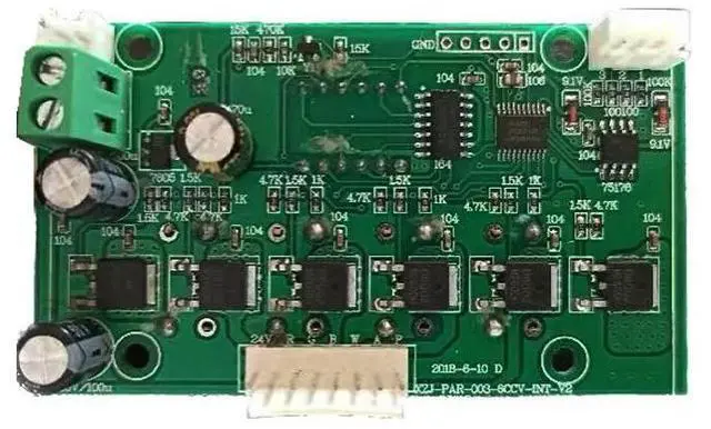 Main image of 4pcs/lot xzj-par-003-6cvv-int-v2 Control Board Motherboard For LED Par 7x18w