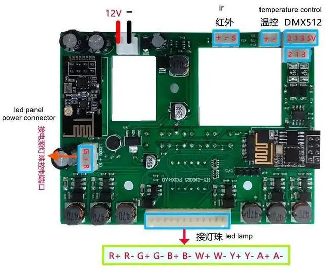 Alt view image 2 of 2 - ZCX 36x12W LED Moving Head Zoom Light Motherboard Display Board for Wash Lighting Equipment