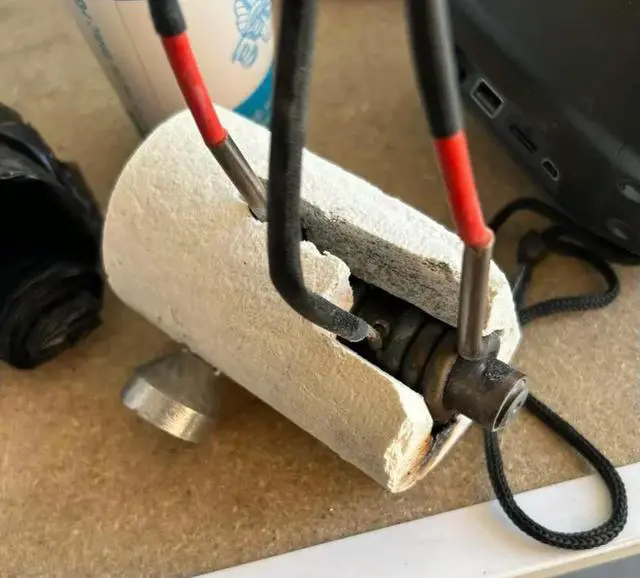 Alt view image 3 of 3 - Not included Insulation Cotton Repair Parts Accessories ONLY Heating Element Heater For Cold Spark Machine