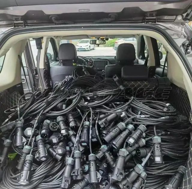 Alt view image 3 of 3 - 5Meter Outdoor Waterproof Power Cable Cord For Beam Light
