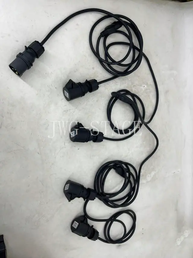 Alt view image 5 of 6 - 1 Split 4 Extended Power Cable 2.5mm2 For Waterproof Moving Head Beam Light