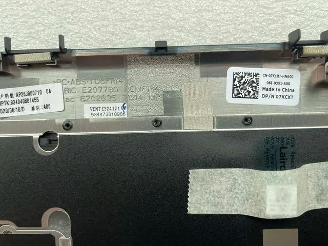 Alt view image 3 of 3 - for Precision 7540 M7540 C Case with Touchpad Fingerprint 7KCXT