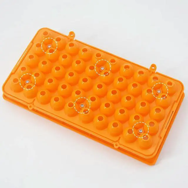 Alt view image 3 of 3 - Holes 18mm Test Tube Rack Holder Centrifugal Test Tubing Rack Stand Bracket Sampling Tube 50-slot Tube Organizer
