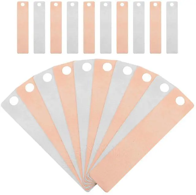 Alt view image 3 of 3 - 20pcs Pure Zinc Anode Sheet Diy Sheet Anode Sheet Zinc Copper Sheet For Fruit Power Scientific Class Experim