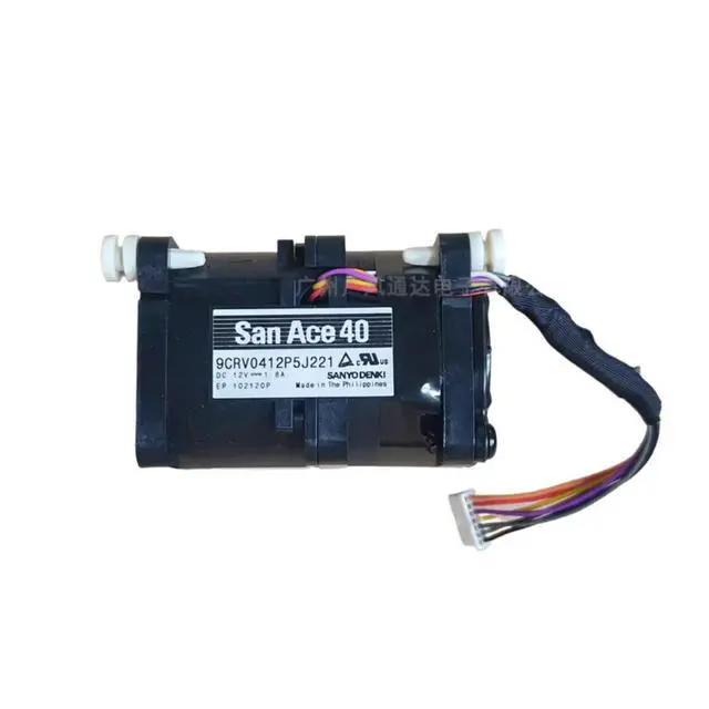 Alt view image 2 of 3 - For Sanyo 9CRV0412P5J221 San Ace 40x40x56mm DC 12V 1.8A 22500RPM 31.8CFM High Airflow Industrial Cooling Fan