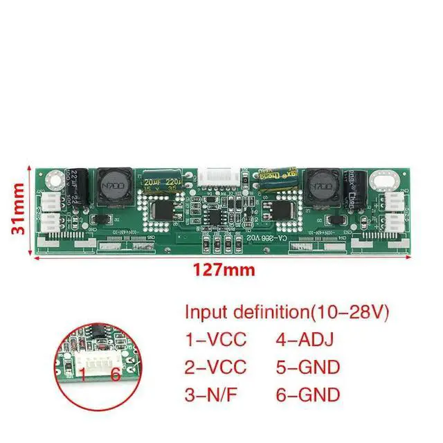 Alt view image 3 of 3 - CA-266 12V-28V input 26-65inch LED TV backlight board Led universal inverter Constant current board