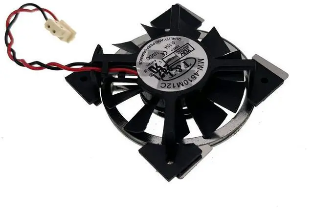Alt view image 3 of 3 - for T&T MW-4510M12C 4510M12C 45MM DC 12V 0.15A Graphics Video Card Cooling Fans