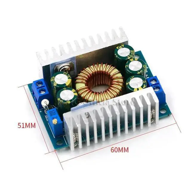 Alt view image 4 of 6 - DC-DC High Power Low Ripple 12A Adjustable Step-down Module 95% Efficient Car Power Module