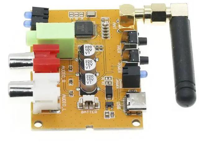 Alt view image 3 of 3 - 5.3 GFSK Stereo Bluetooth-Compatible Audio Module Board DC 3.3V-5V Automatic Connection Last Devices