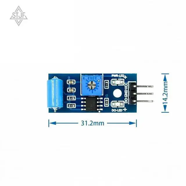 Alt view image 6 of 6 - normally closed type vibration sensor module Alarm sensor module Vibration switch SW-420 for