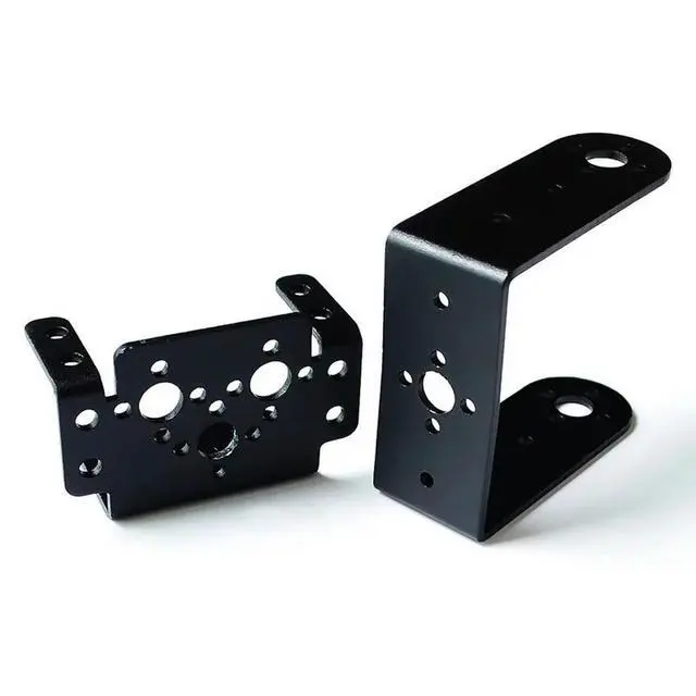 Alt view image 4 of 4 - MG995 996 Servo Gear Bracket Two Degrees of Freedom Manipulator Robot Accessories Servo Gear Bracket Set