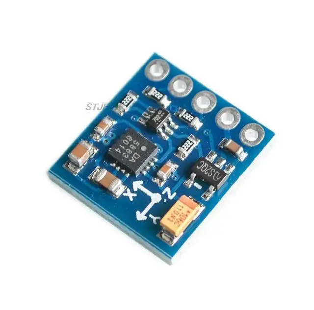 Alt view image 3 of 3 - GY-271 QMC5883L 3V-5V Three 3 Triple Axis Magnetic Field Compass Magnetometer Sensor Module For IIC Board