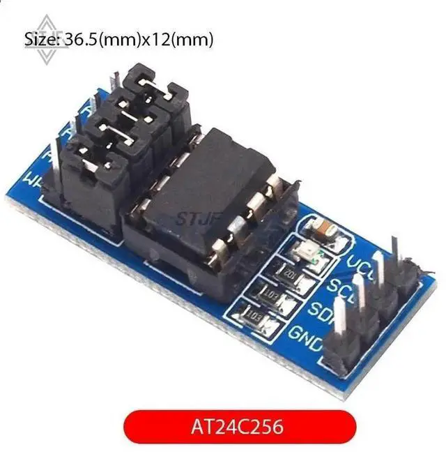 Alt view image 2 of 3 - AT24C256 Memory Module I2C Interface EEPROM Memory Module AT24C256 in stock