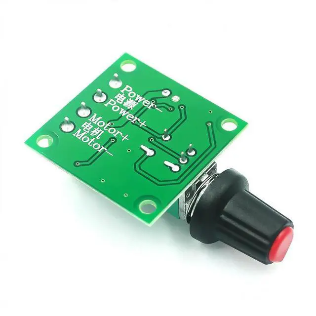 Alt view image 5 of 6 - DC 1.8V 3V 5V 6V 12V 2A PWM Motor Speed Controller Low Voltage Motor Speed Controller PWM 0~100% Adjustable Drive Module