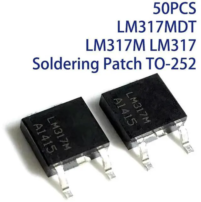 Alt view image 3 of 5 - 50PCS LM317MDT LM317M LM317 Soldering Patch TO-252