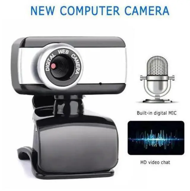 Main image of Computer Webcam Video USB 2.0 Web Camera With Microphone Laptop Desktop PC Computer Web Camera Mic Online Teaching Class