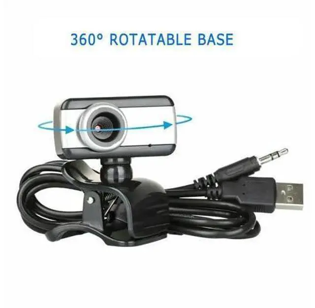 Alt view image 4 of 5 - Computer Webcam Video USB 2.0 Web Camera With Microphone Laptop Desktop PC Computer Web Camera Mic Online Teaching Class