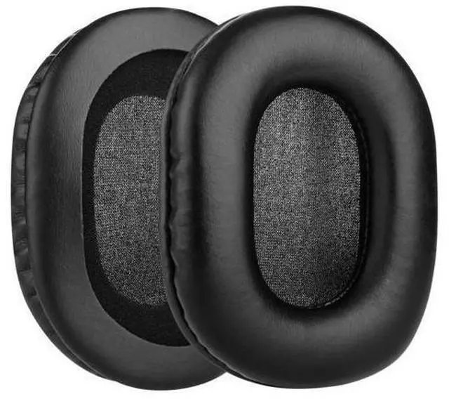 Alt view image 2 of 7 - Geekria QuickFit Protein Leather Ear Pads for SONY MDR-7506, MDR-V6, MDR-CD900ST Headphones, Replacement Ear Cushion / Ear Cups / Ear Cover, Headset Earpads Repair Parts (Black)