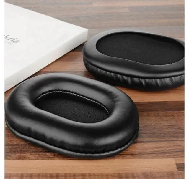 Alt view image 4 of 7 - Geekria QuickFit Protein Leather Ear Pads for SONY MDR-7506, MDR-V6, MDR-CD900ST Headphones, Replacement Ear Cushion / Ear Cups / Ear Cover, Headset Earpads Repair Parts (Black)
