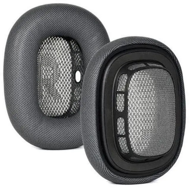 Main image of Ear Cushions for appple AirPods Max Replacement Leather earpads Sweat Proof Ear Cups Cushion Replace for airpod max Headphone with Protein Leather Memory Foam and Magnet (Space Gray)
