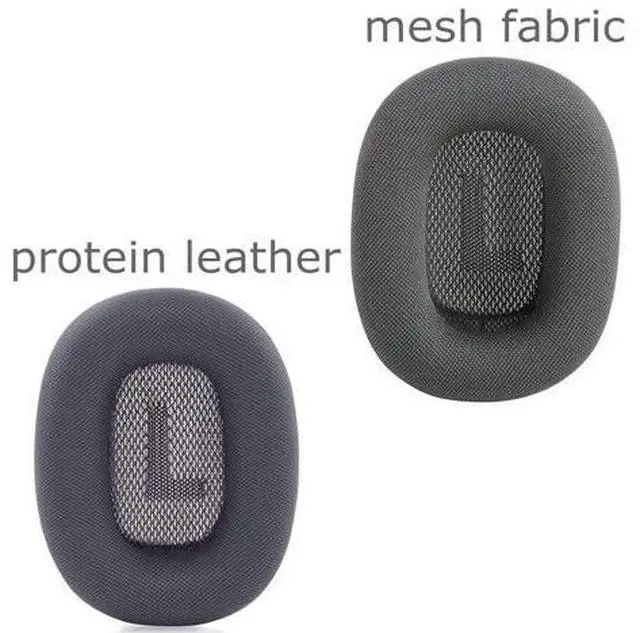 Alt view image 5 of 5 - Ear Cushions for appple AirPods Max Replacement Leather earpads Sweat Proof Ear Cups Cushion Replace for airpod max Headphone with Protein Leather Memory Foam and Magnet (Space Gray)