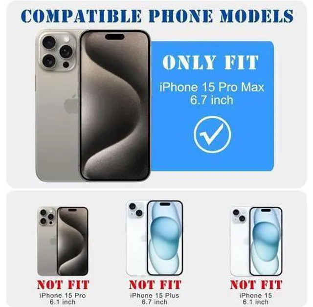 Alt view image 5 of 7 - Compatible with iPhone 15 Pro Max 6.7 Inch Case with Magsafe, Plating Heart Glitter Magnetic Case for Women Girl TPU Camera Protection Back Cover for iPhone 15 Pro Max Black