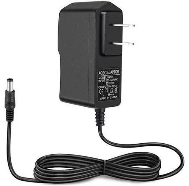 Main image of 9W 9V/1A Power Supply Adapter, AC 100-240V to DC 9V 1000mA Wall Adapter, 9 Volt 1 Amp AC to DC Switching Power Supply, Slim Wall-Mount Power Adapter, Compatible Both 5.5x2.5mm & 5.5x2.1mm Plug - OEM