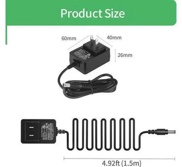 Alt view image 4 of 7 - Security-01 AC to DC 15V 1A Power Supply Adapter, Plug 5.5mm x 2.1mm,15v dc Power Supply for Litter-Robot 3,Litter Robot Power Supply,1.5 Meter Cord Length - OEM