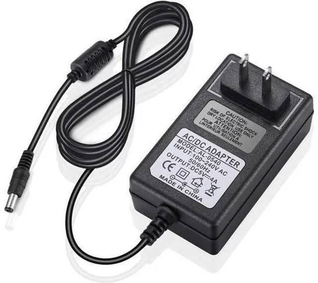 Alt view image 6 of 7 - DC 5V 4A Power Adapter, AC 100-240V to DC 5 Volt 4 Amp 20W Power Supply 5V 4000mA Switching Transformer AC to DC Converter, 5.5x2.5mm DC Jack Also Compatible with 5.5x2.1mm Plug - OEM