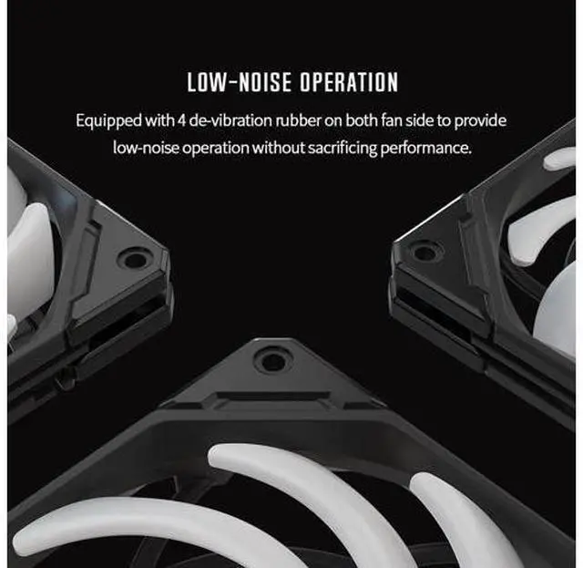 Alt view image 5 of 7 - ID-COOLING NO-12015-XT-ARGB Case Fan 15mm Thickness PWM Fan 5V 3 PIN ARGB Fan Slim Fan for Radiator/CPU Cooler/Computer Case