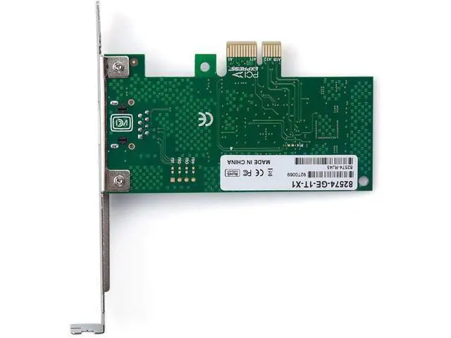 Alt view image 3 of 5 - 1G NIC Gigabit PCI-e Network Card Server Adapter with Intel 82574L Chipset, Compatible with Intel EXPI9301CT / EXPI9301CTBLK, Single Copper RJ45 Port, 10/100/1000Mbps, PCI-e X1