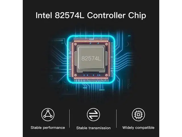 Alt view image 7 of 7 - 1.25G Gigabit Ethernet NIC with Intel 82574L Controller, 1Gb PCI-E Network Card Compare to Intel EXPI9301CT / EXPI9301CTBLK Ethernet Converged Network Adapter, Single RJ45 Copper Ports, PCI Express X1