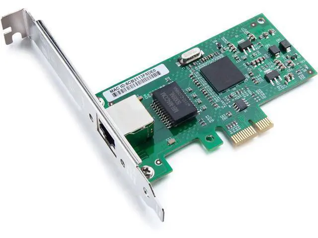 Alt view image 5 of 5 - 1.25G Gigabit Ethernet PCI Express Network Card(NIC), with Intel 82573 Controller, Single RJ-45 Port , Support Windows Server/Freebsd/VMware/SLSE