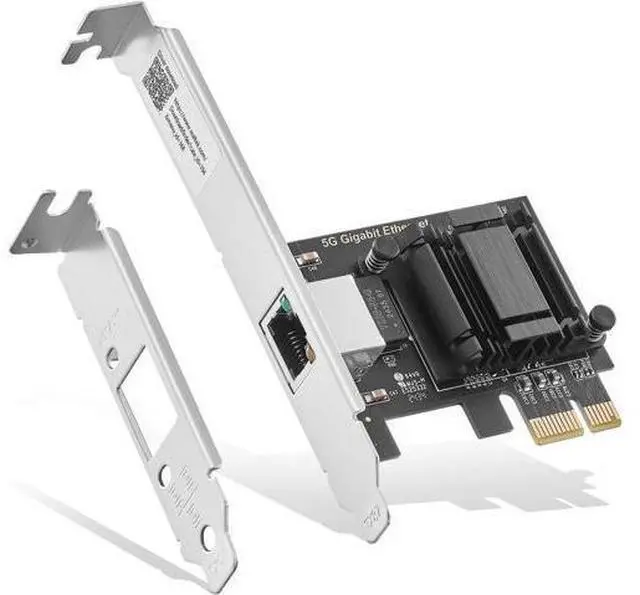 Main image of 5G PCIe Network Adapter, RTL8126 5G/2.5G/1G/100Mbps Binardat Ethernet Card RJ45 LAN Controller with Low Profile, Support PXE for Windows 11/10, Linux
