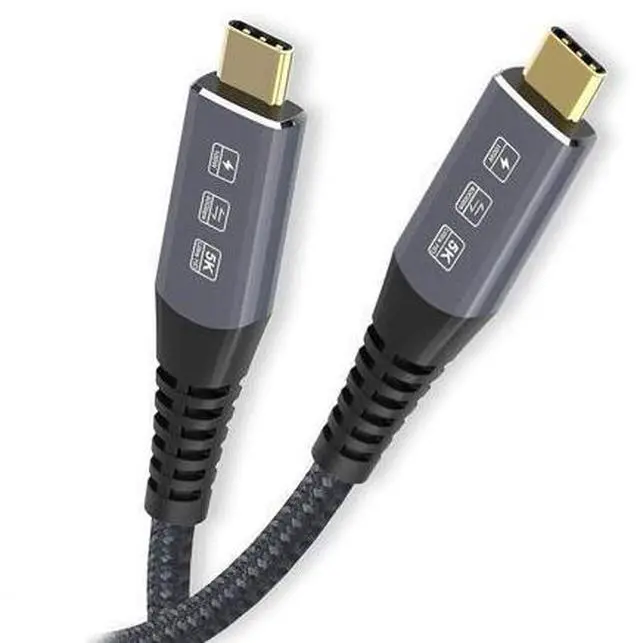 Main image of USB4 USB4.0 USB-C Type-C Male to USB-C Type-C Male USB4 Cable 40Gbps with 100W Charging Compatible 1.8M
