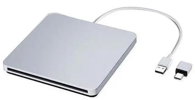 Main image of External DVD Drive, VersionTECH. DVD Player Portable External CD/DVD Drive for Laptop USB Type-C CD DVD +/-RW Drive Player CD ROM Burner Writer Compatible for Apple Mac MacBook iMac Laptop Desktop PC