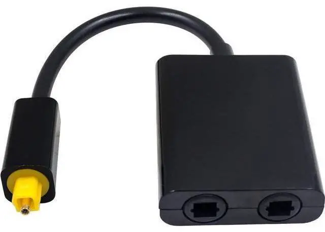 Main image of Duttek Optical Audio Cable Toslink Splitter,Optical Audio Splitter 1 in 2 Out, Digital Optical Audio Splitter 1 in 2 Out Audio Adapter Cable Splitter