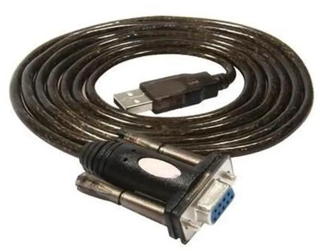 Main image of USB to RS232 female COM Port Serial DB9 Pin Cable Adapter Prolific Win10 Win8 X 10.6 USB RS232 cable pl2303