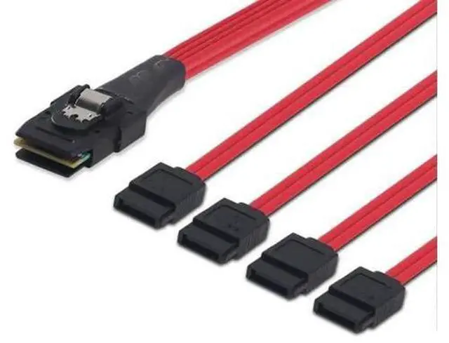 Main image of MINI SAS SFF-8087 to 4 Ports SATA server high-speed connection Cable