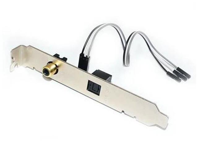Alt view image 5 of 12 - 24Bit 192KHz Daughter Card SPDIF Optical Fiber Coaxial Digital Sound Card Baffle Black