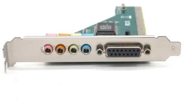 Alt view image 4 of 7 - PCI Sound Card 4.1CH PCI Port HIFI Electronic Practical Audio Card Desktop PC CMI8738 Chipset With Driver CD