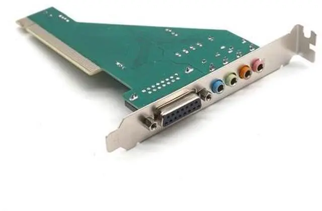 Alt view image 5 of 7 - PCI Sound Card 4.1CH PCI Port HIFI Electronic Practical Audio Card Desktop PC CMI8738 Chipset With Driver CD