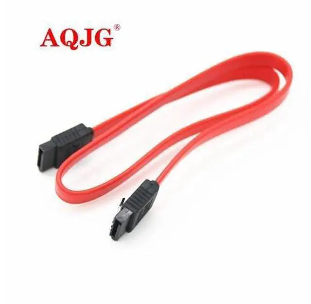 Alt view image 2 of 4 - Straight Right Angle 6Gbps 30CM 50CM SATA 3.0 Cable 6GB/s SATA III SATA 3 Cable Flat Data Cord Super Speed for HDD SSD