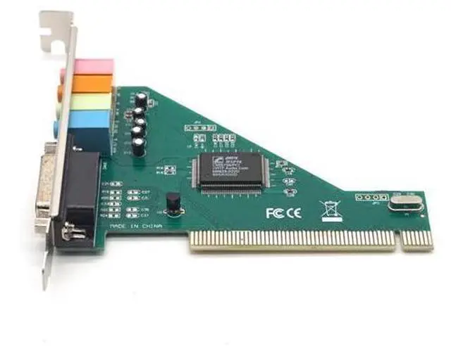 Alt view image 3 of 7 - PCI Sound Card 4.1CH PCI Port HIFI Electronic Practical Audio Card Desktop PC CMI8738 Chipset With Driver CD