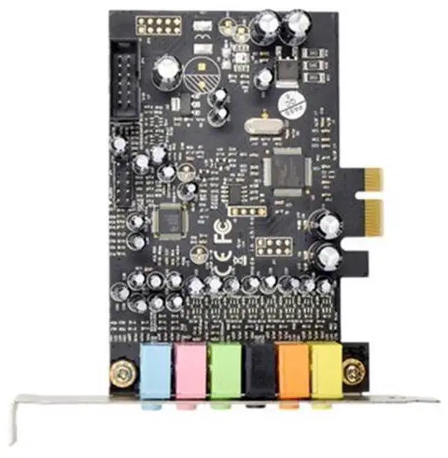 Alt view image 6 of 7 - PCIE 7.1CH Sound Card Stereo Surround Sound PCI-E Built-In 7.1 Channel Audio Audio System CM8828