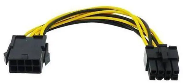 Main image of 8 Pin to 8 Pin ATX EPS Male to Female Power Extension PSU Mainboard Power Extension Adapter Cable