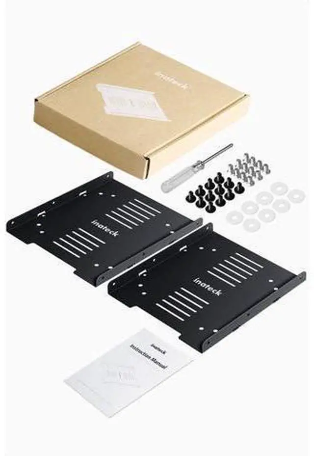Alt view image 6 of 6 - Inateck 2.5 to 3.5 Adapter SSD Mounting Bracket 2.5 to 3.5 Hard Drive Adapter (2 Pack) SA04004